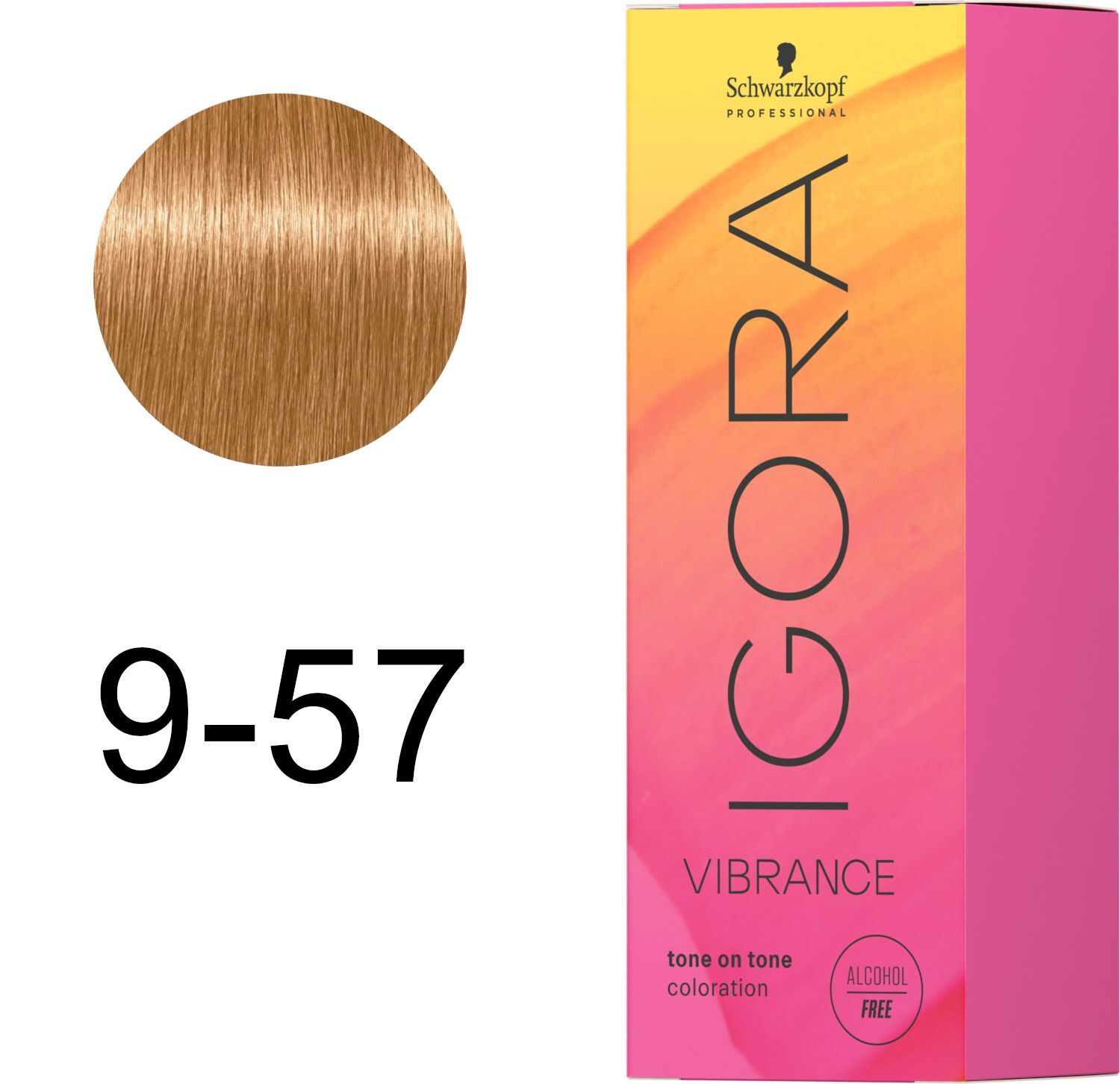 Краска для волос Igora Vibrance 9-57 Экстра светлый блонд золото-медный 60 мл фото 2