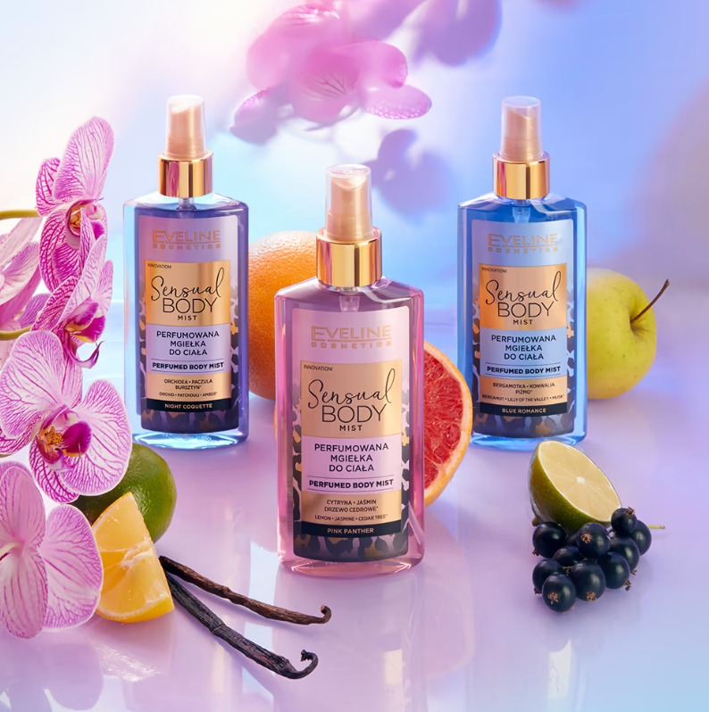 Парфумований спрей для тіла Eveline Sensual Body Mist Blue Romance 150 млфото2