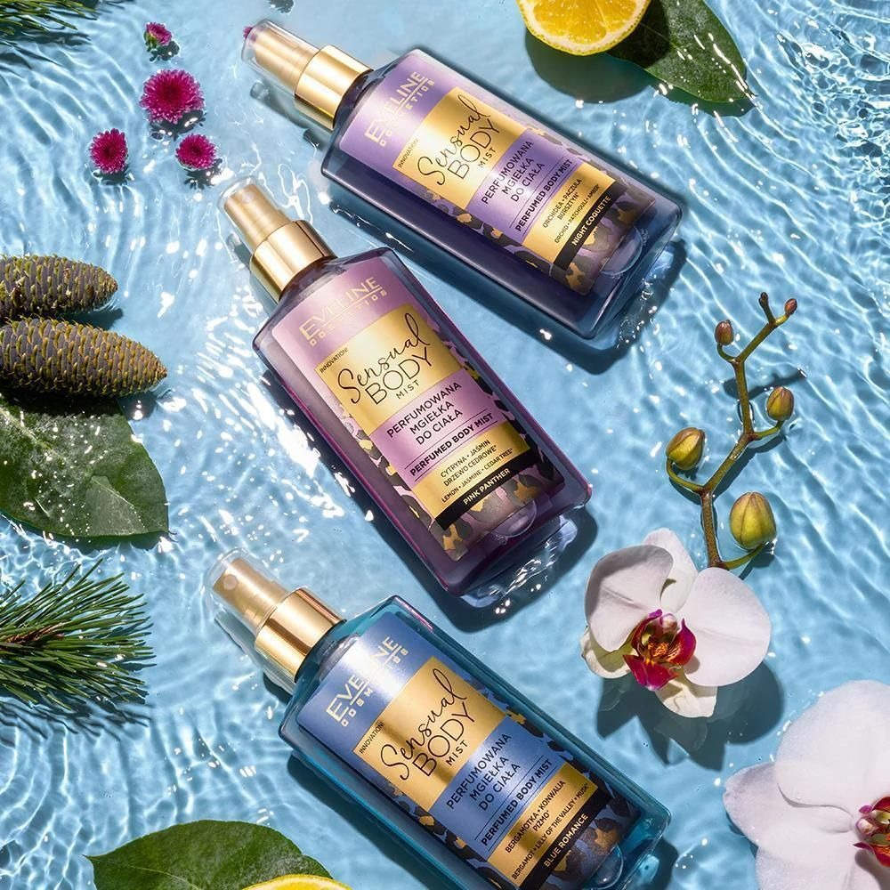 Парфумований спрей для тіла Eveline Sensual Body Mist Night Coquette 150 млфото