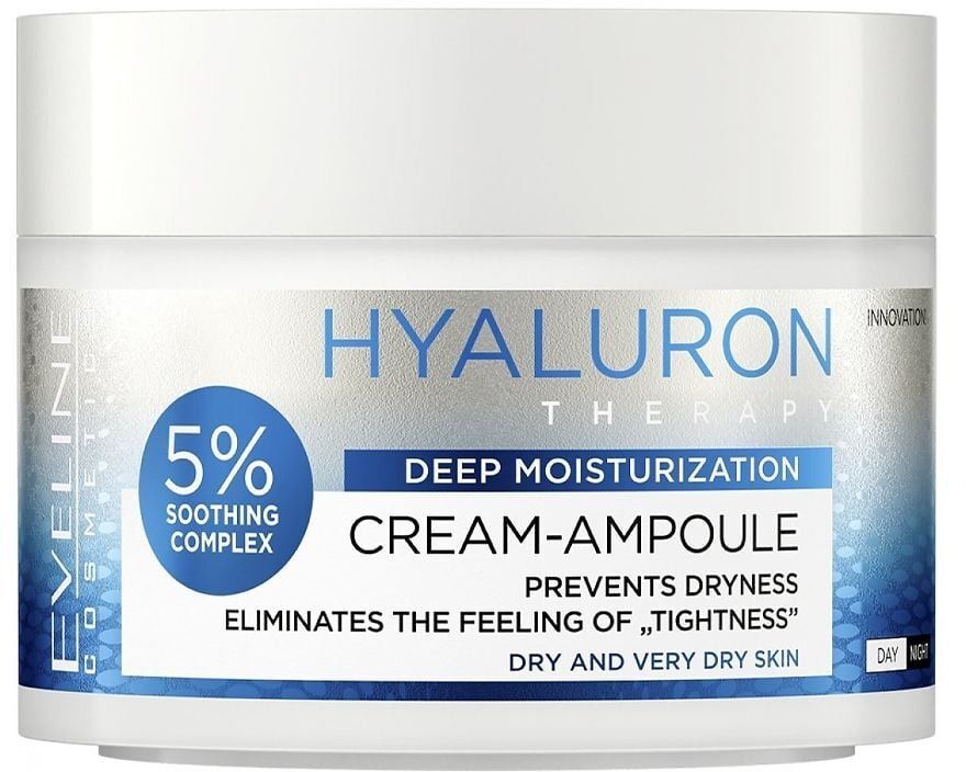 Крем для обличчя Eveline Hyaluron Therapy зволожуючий 50 млфото