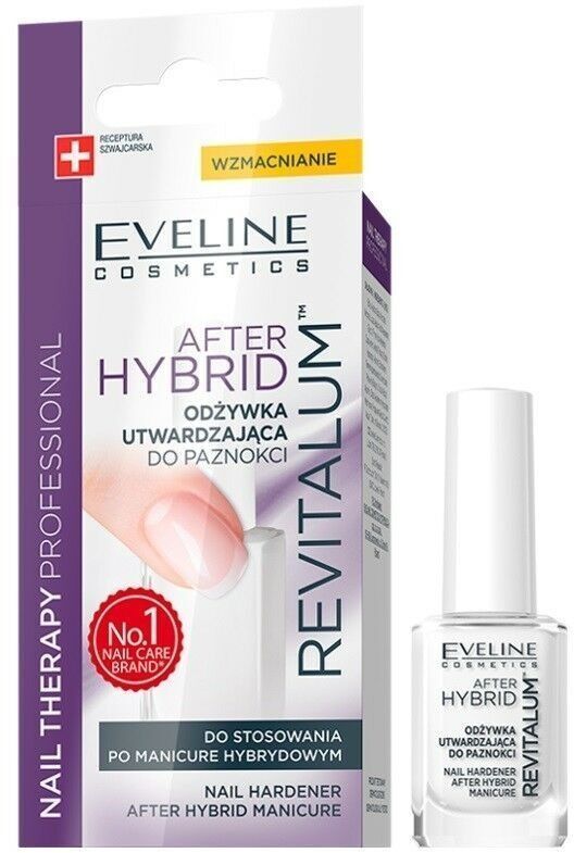 Средство для ногтей Eveline Nail Therapy Professional After Hybrid укрепляющее 12 мл фото 2