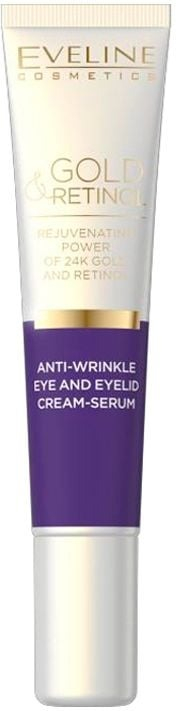 Крем-сироватка для очей Eveline Gold & Retinol антивіковий 20 млфото2