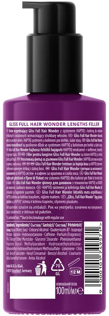 Філлер для волосся Gliss Kur Full Hair Wonder 100 млфото