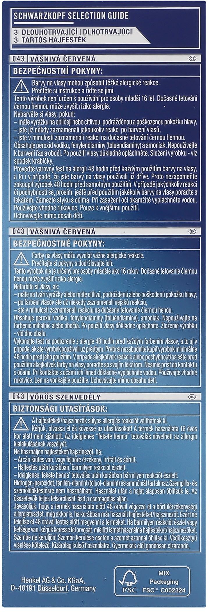 Крем-краска для волос Live 043 Настоящий красный фото 9