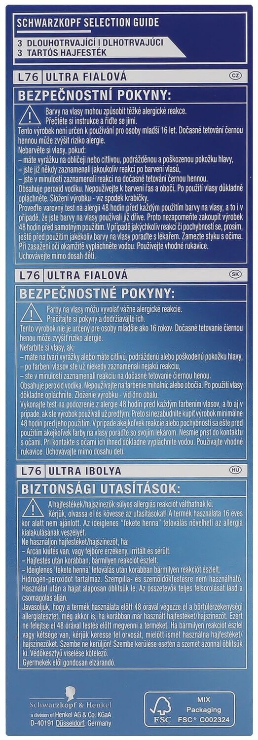 Крем-фарба для волосся Live L76 Освітлення і колір ультра фіолетовийфото