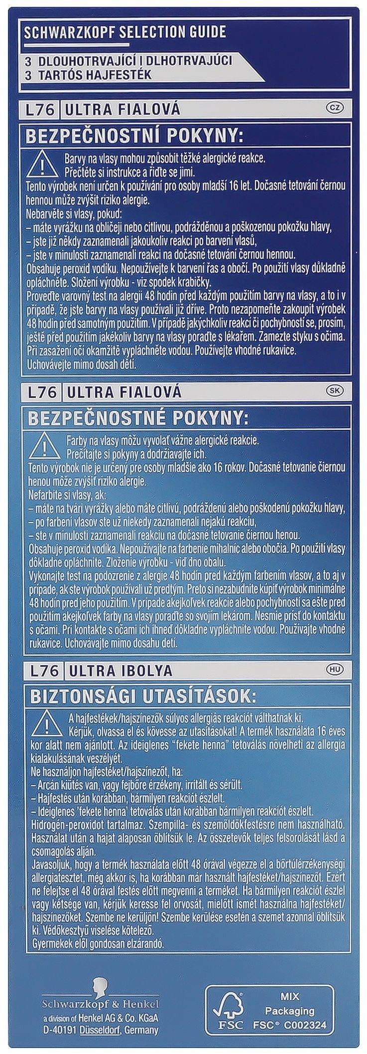 Крем-фарба для волосся Live L76 Освітлення і колір ультра фіолетовийфото9