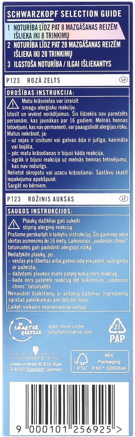 Крем-фарба для волосся напівстійка Live P123 Рожева ніжністьфото