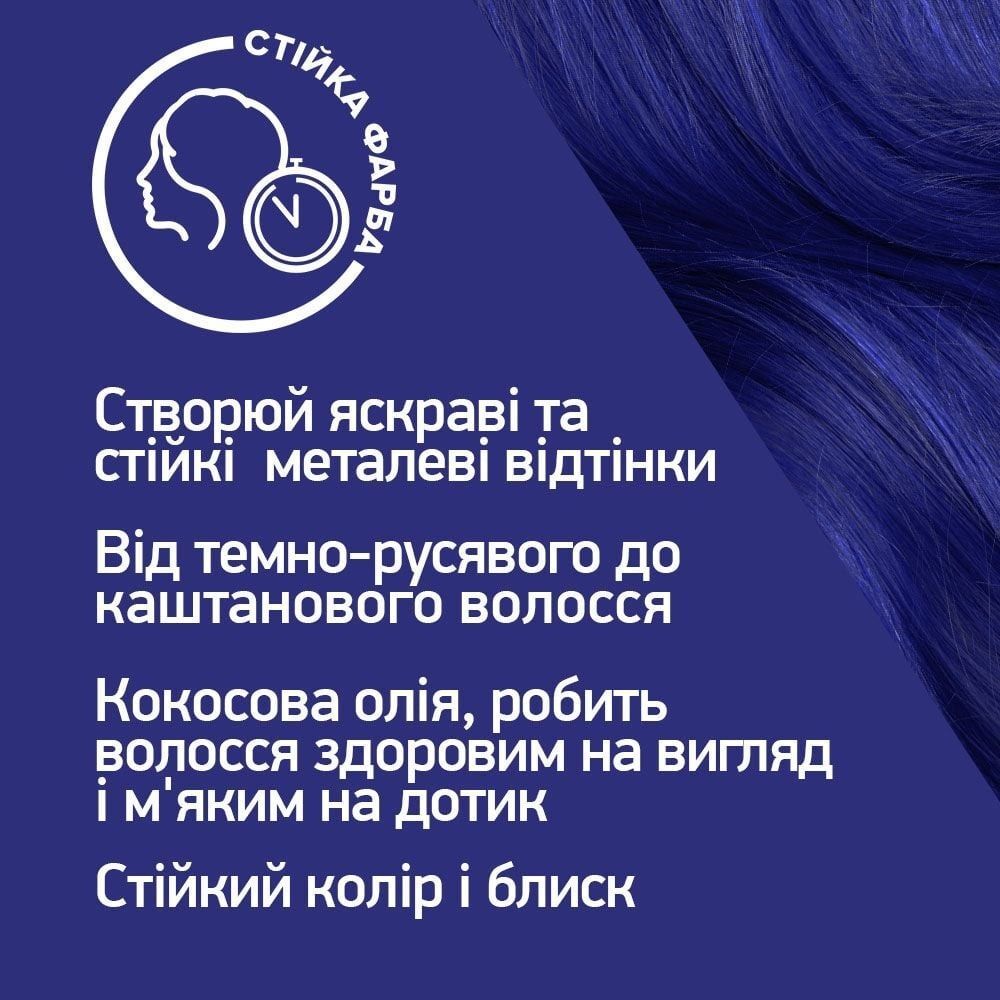 Крем-краска для волос Live U67 Сапфировый синий фото 5