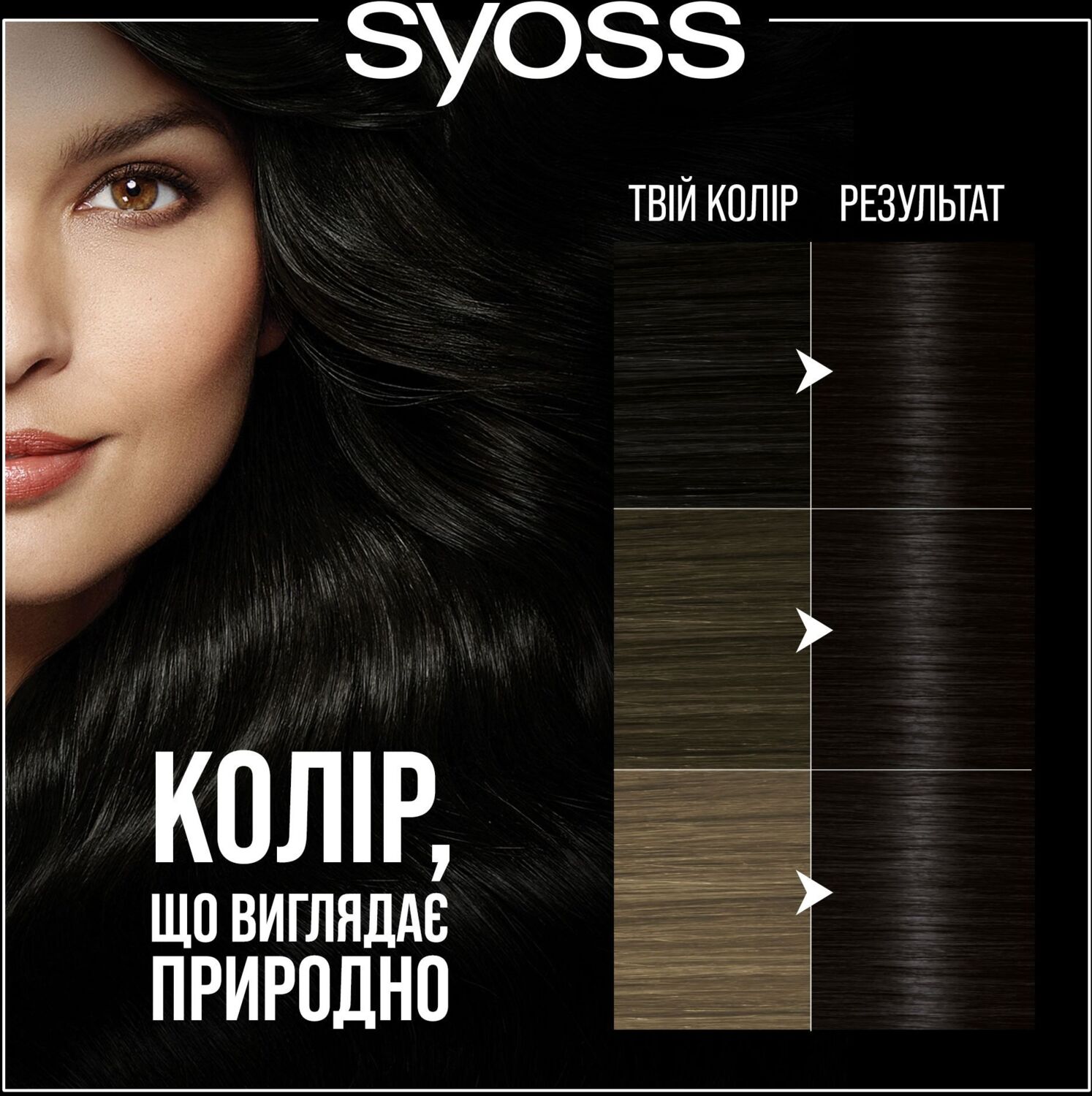 Фарба для волосся Syoss Oleo Intense 1-10 Глибокий чорний 115 млфото