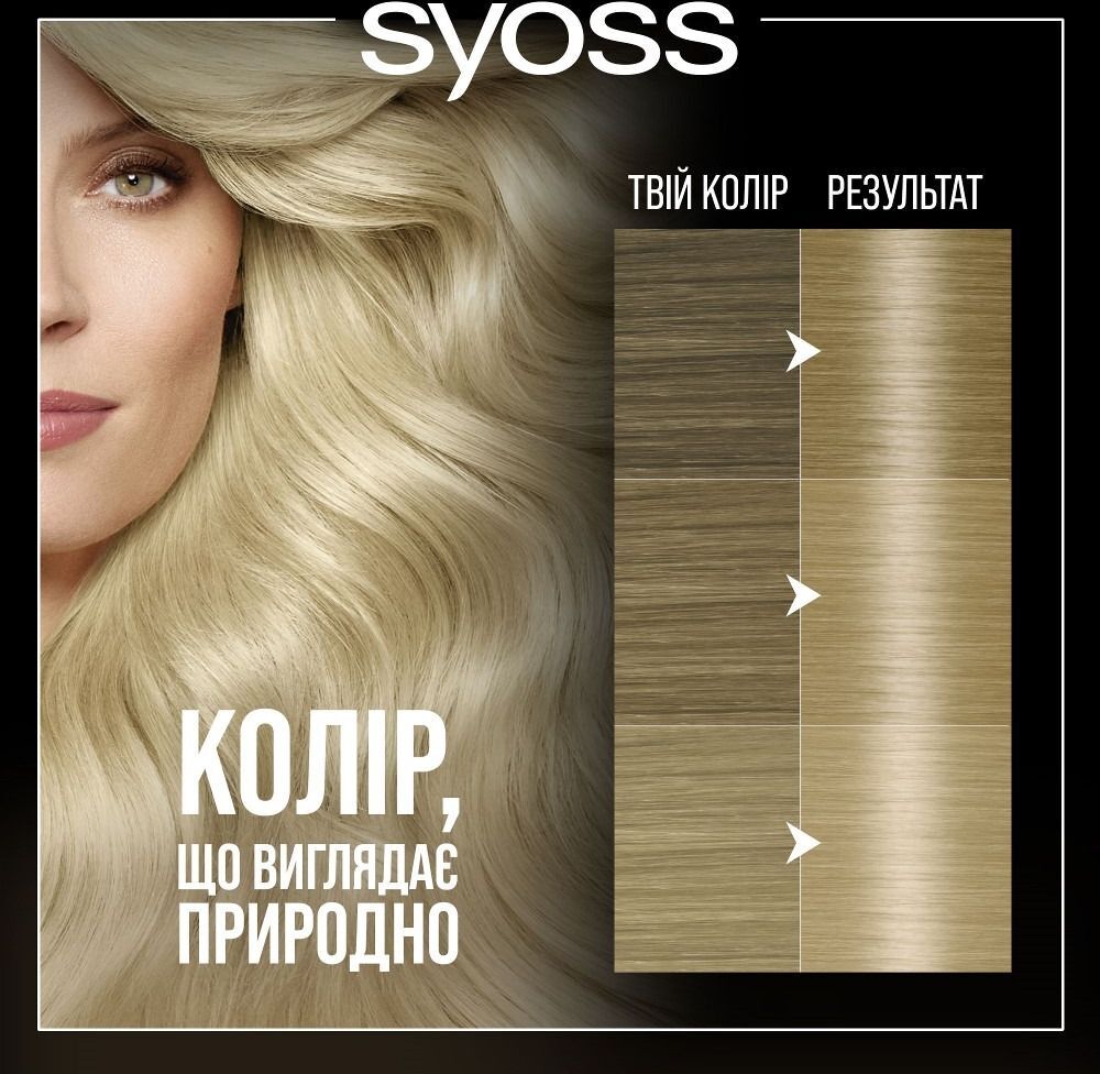 Фарба для волосся Syoss Oleo Intense 9-10 Яскравий блонд 115 млфото