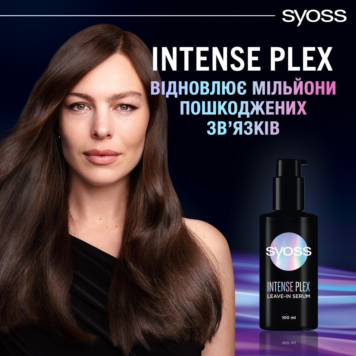 Незмивна сироватка Syoss Intense Plex 100 млфото