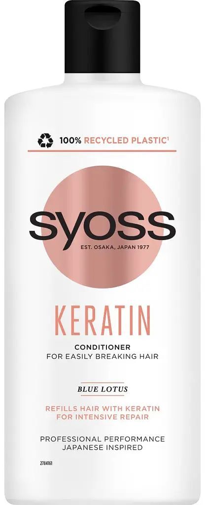 Набор Syoss Keratin Intensive Repair Шампунь 440 мл + Бальзам 440 мл фото 3