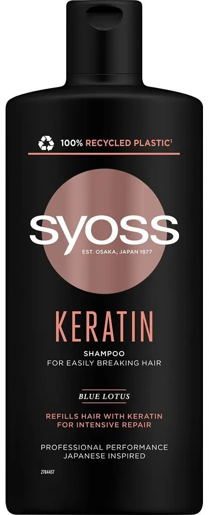 Набор Syoss Keratin Intensive Repair Шампунь 440 мл + Бальзам 440 мл фото 2