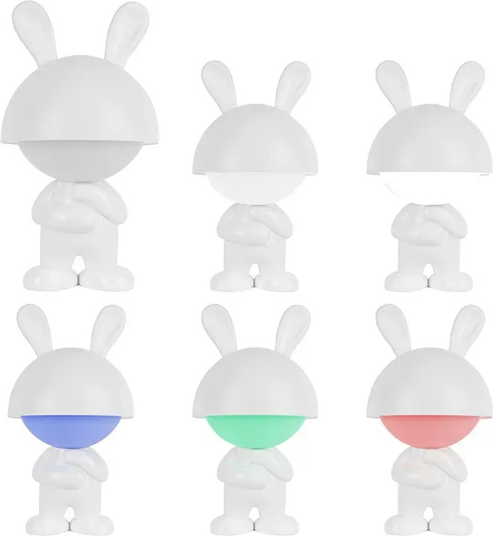 Світильник-нічник Kite LED з акумулятором Dreamy Bunny, білий (k25-315-1-1)фото4