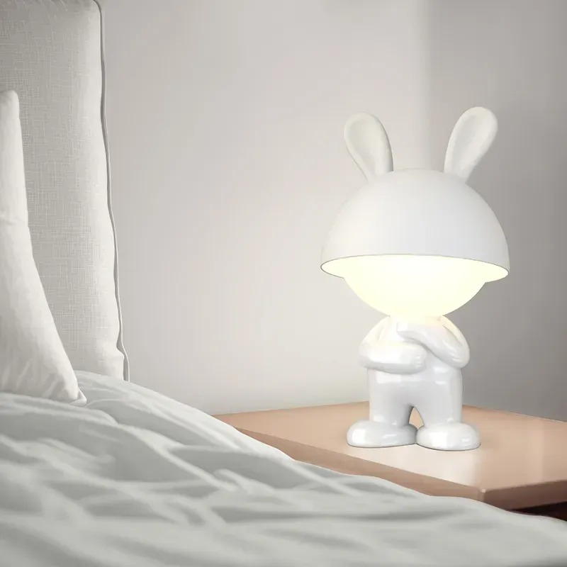 Світильник-нічник Kite LED з акумулятором Dreamy Bunny, білий (k25-315-1-1)фото5