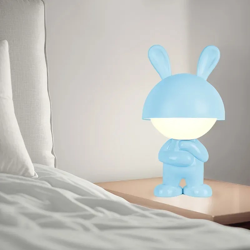 Світильник-нічник Kite LED з акумулятором Dreamy Bunny, блакитний (k25-315-1-3)фото5