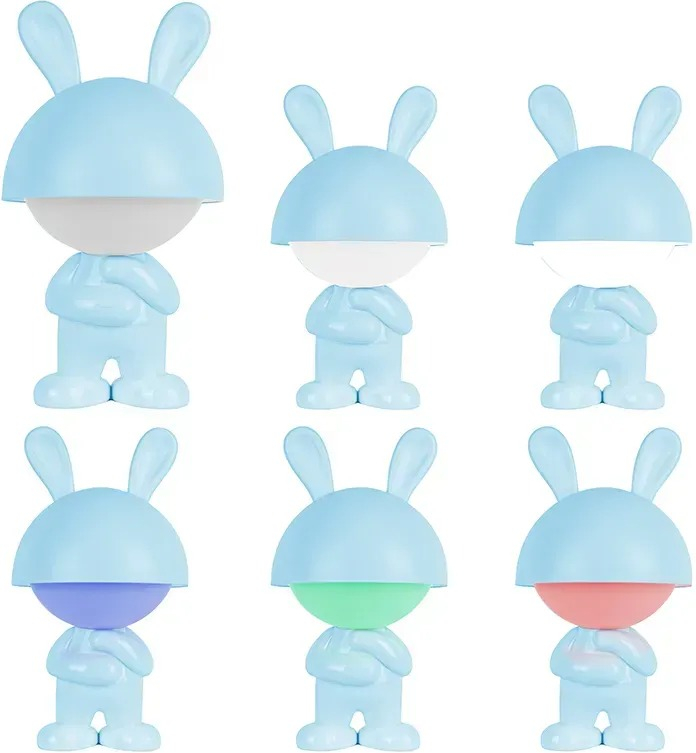 Світильник-нічник Kite LED з акумулятором Dreamy Bunny, блакитний (k25-315-1-3)фото4