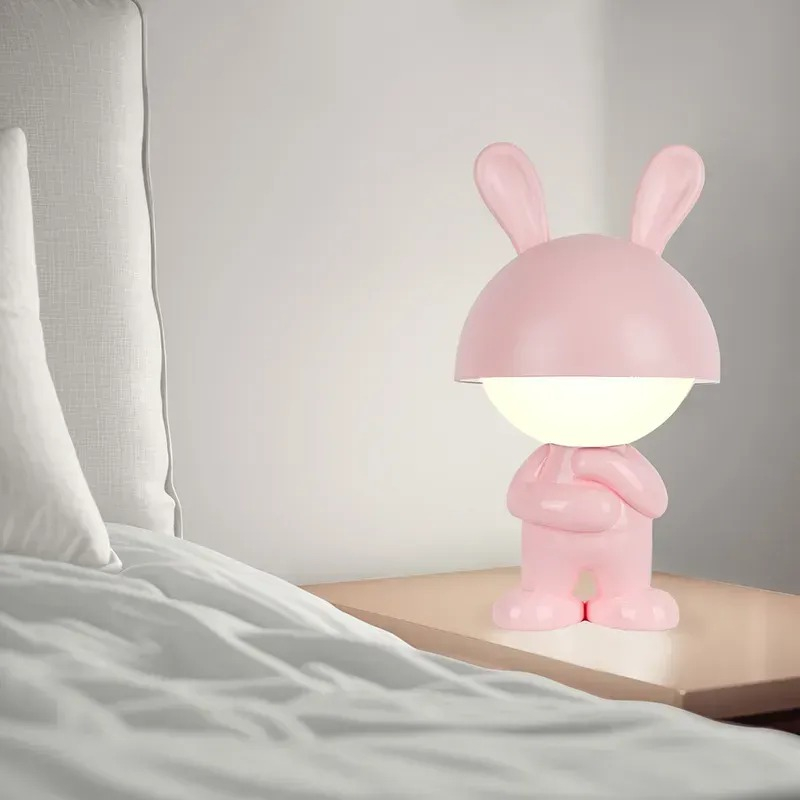 Світильник-нічник Kite LED з акумулятором Dreamy Bunny, рожевий (k25-315-1-2)фото5