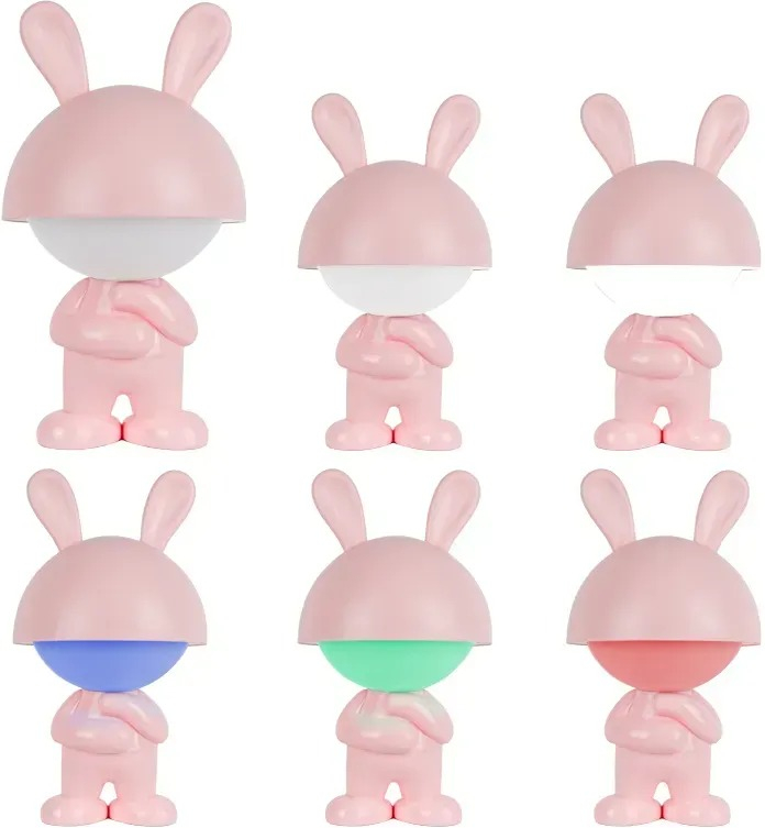 Світильник-нічник Kite LED з акумулятором Dreamy Bunny, рожевий (k25-315-1-2)фото4
