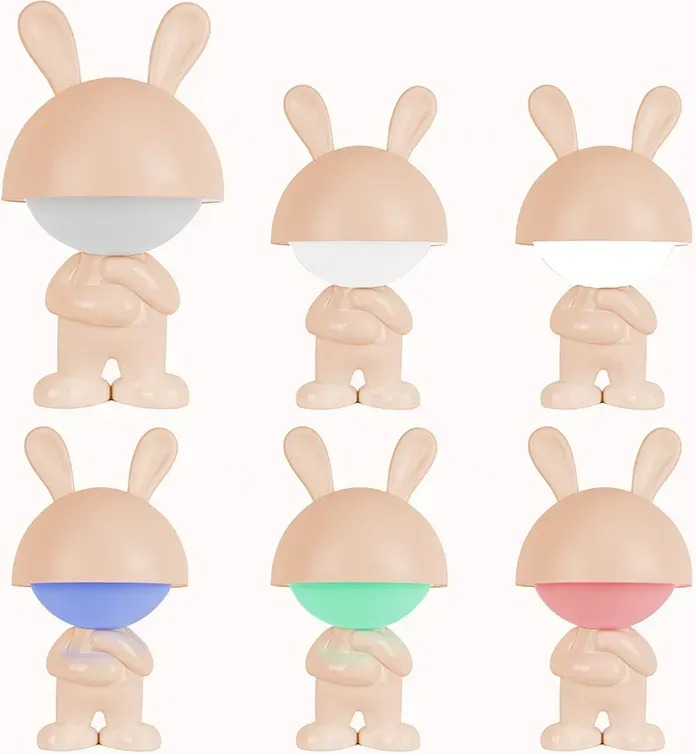 Світильник-нічник Kite LED з акумулятором Dreamy Bunny,персиковий (k25-315-1-4)фото4