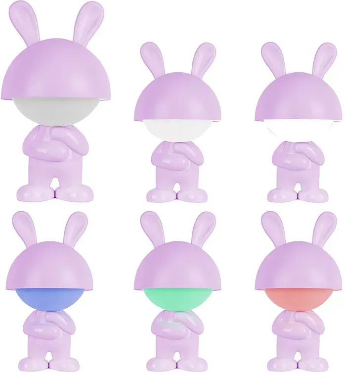 Світильник-нічник Kite LED з акумулятором Dreamy Bunny,фіолетовий (k25-315-1-5)фото4