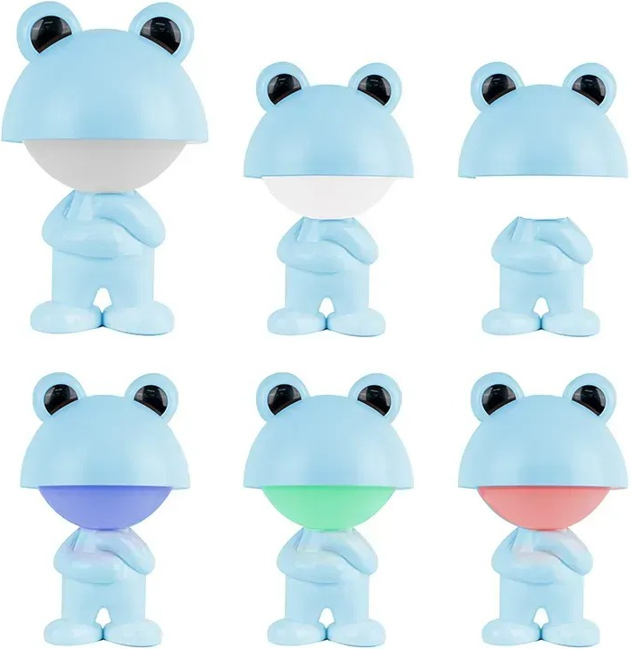 Світильник-нічник Kite LED з акумулятором Dreamy Froggy, блакитний (k25-315-3-3)фото4