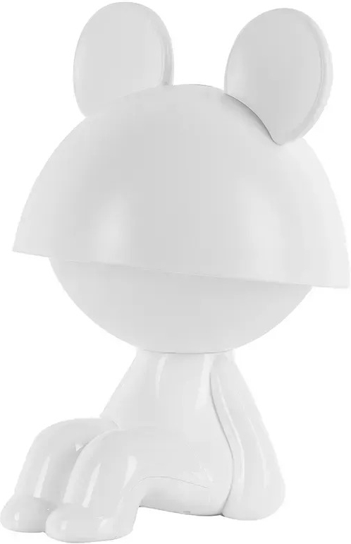 Светильник-ночник Kite LED с аккумулятором Cute Mouse, белый (k25-316-2-1) фото 2