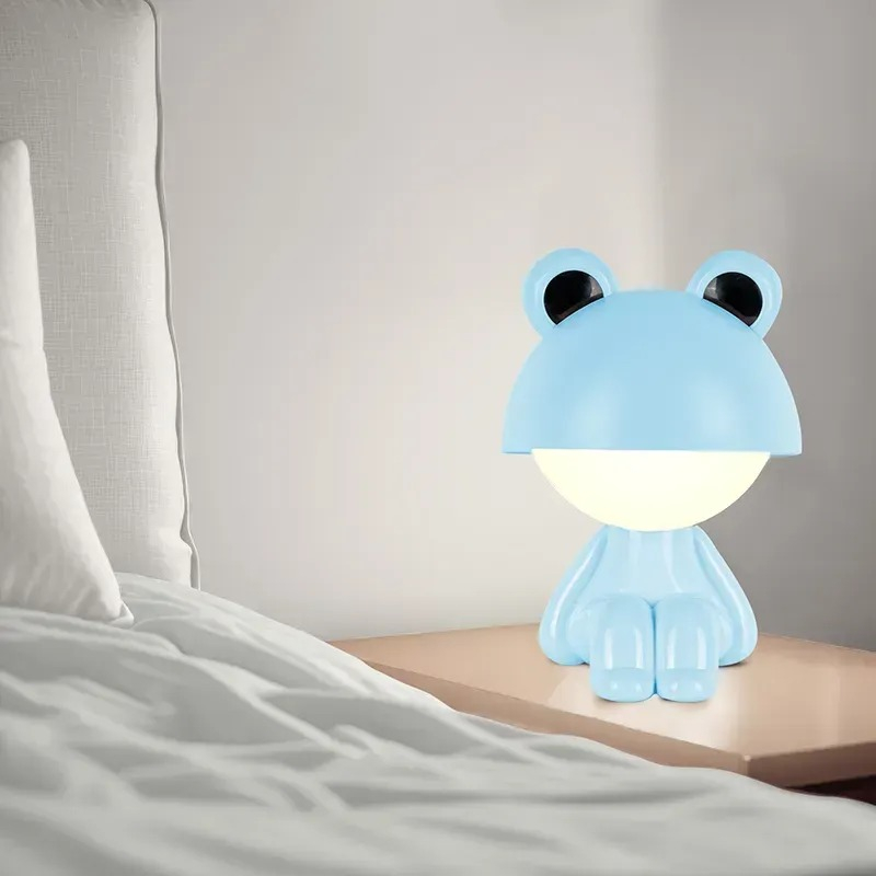 Світильник-нічник Kite LED з акумулят. Cute Froggy, блакитний (k25-316-3-3)фото5