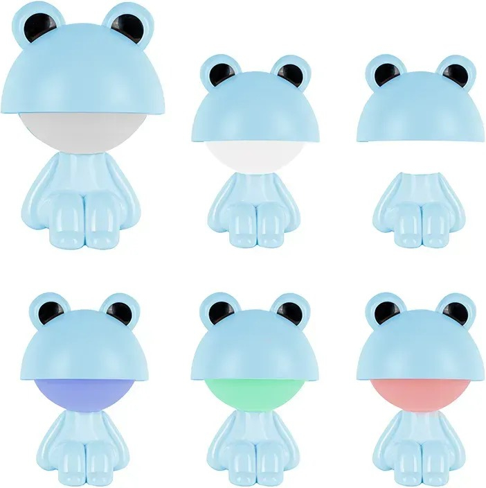 Світильник-нічник Kite LED з акумулят. Cute Froggy, блакитний (k25-316-3-3)фото4