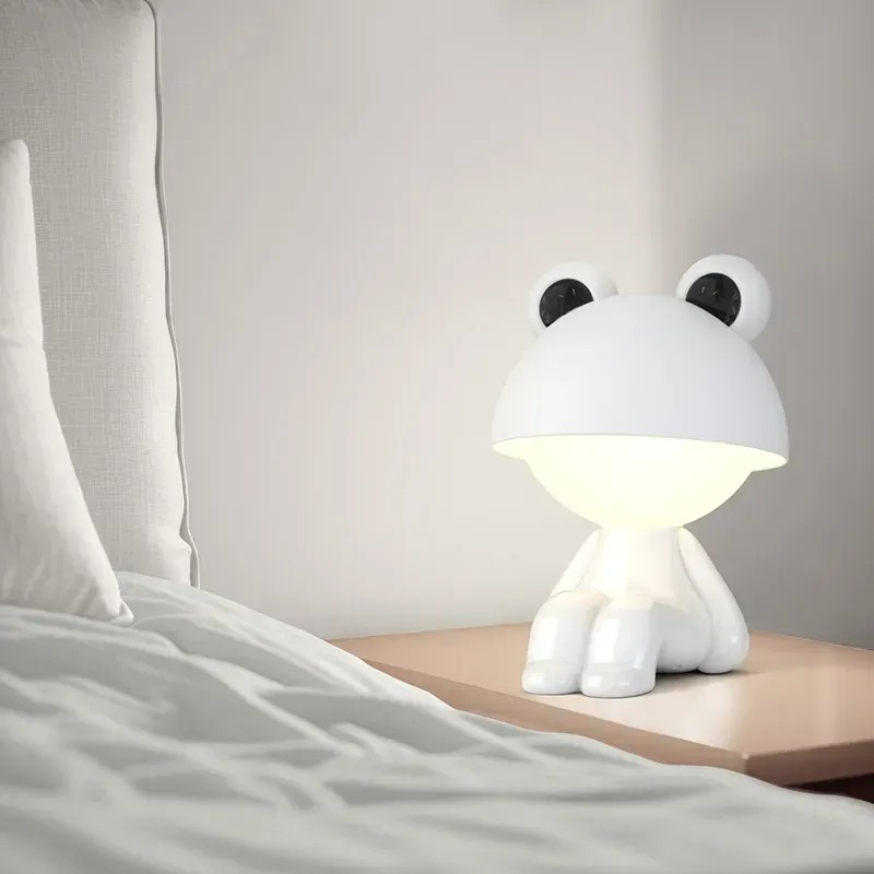 Світильник-нічник Kite LED з акумулятором Cute Froggy, білий (k25-316-3-1)фото5
