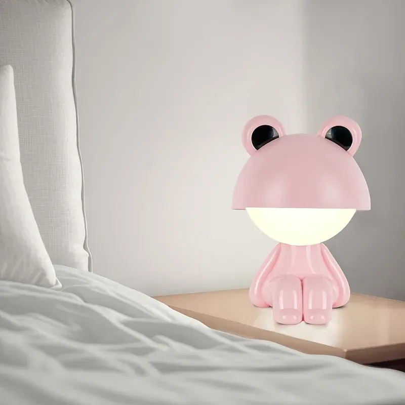 Світильник-нічник Kite LED з акумулятором Cute Froggy, рожевий (k25-316-3-2)фото5