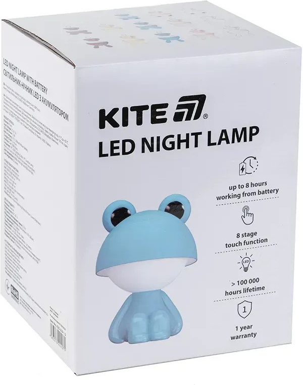 Світильник-нічник Kite LED з акумулятором Cute Froggy, рожевий (k25-316-3-2)фото6