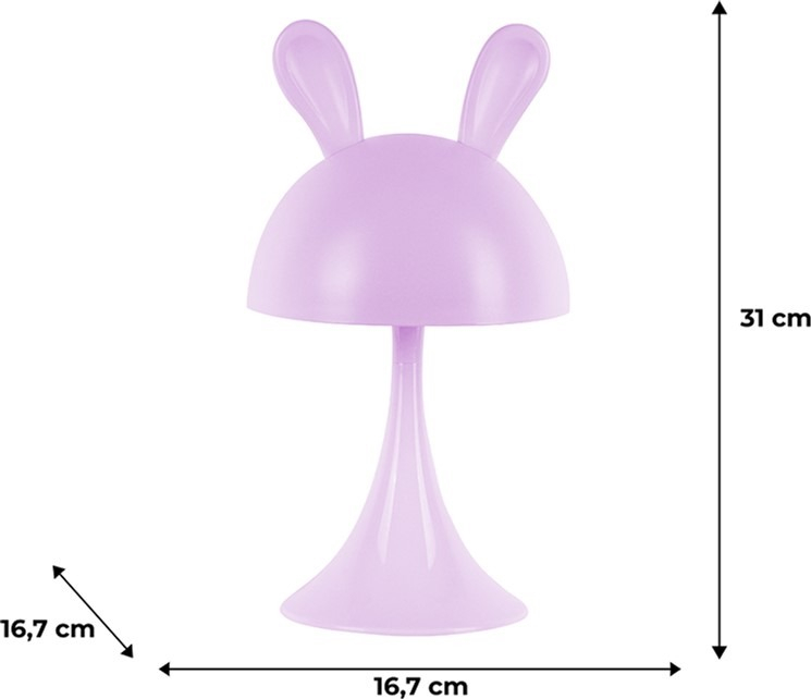 Світильник-нічник Kite LED з акумулятором Simple Bunny,фіолетовий (k25-317-1-5)фото3