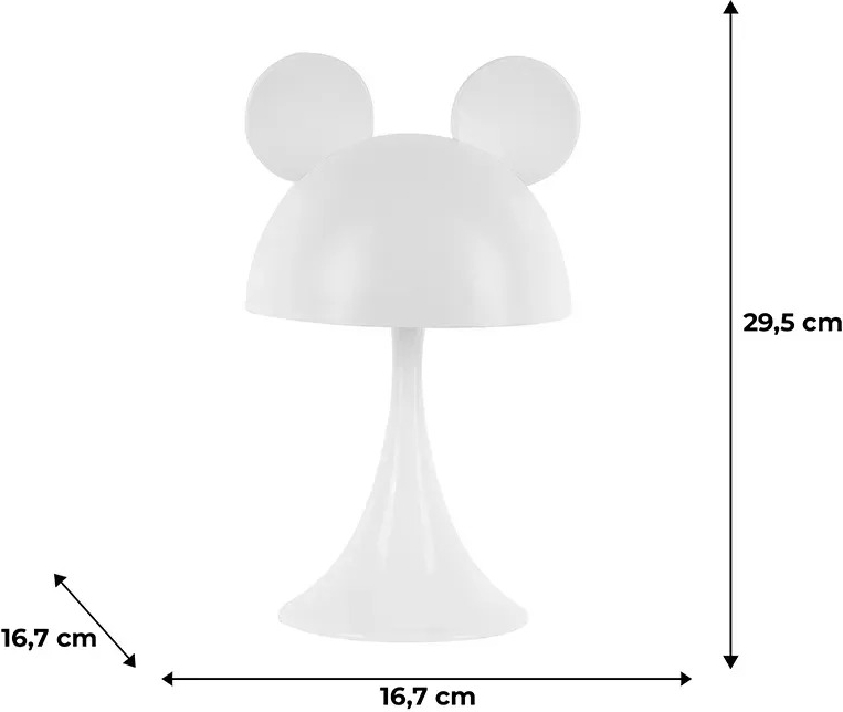 Світильник-нічник Kite LED з акумулятором Simple Mouse, білий (k25-317-2-1)фото