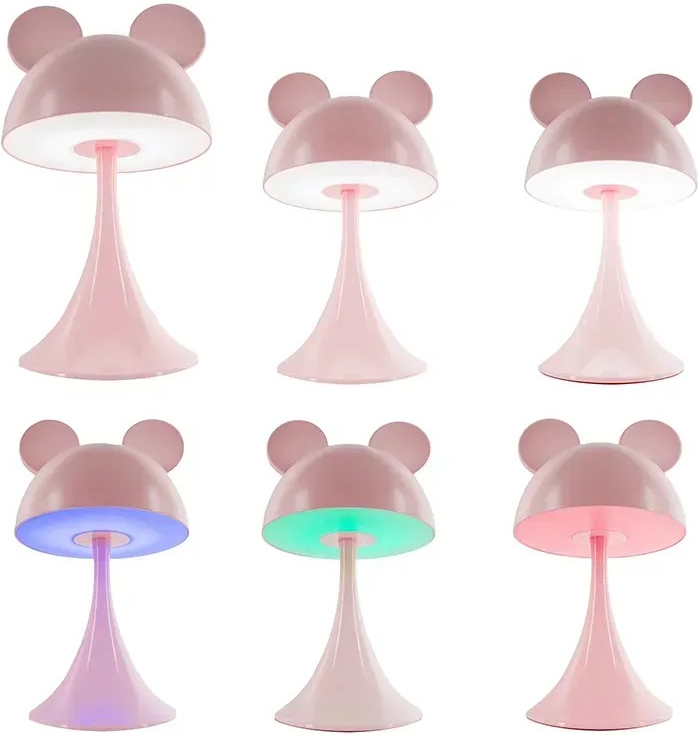 Світильник-нічник Kite LED з акумулятором Simple Mouse, рожевий (k25-317-2-2)фото4