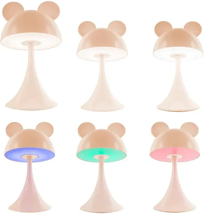 Світильник-нічник Kite LED з акумулятором Simple Mouse,персиковий (k25-317-2-4)фото4