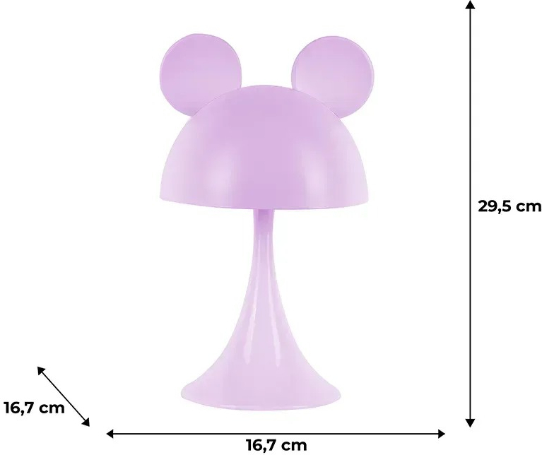 Світильник-нічник Kite LED з акумулятором Simple Mouse,фіолетовий (k25-317-2-5)фото3