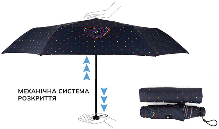 Парасоля Kite дитяча 2999-2 Hearts (k22-2999-2)фото8