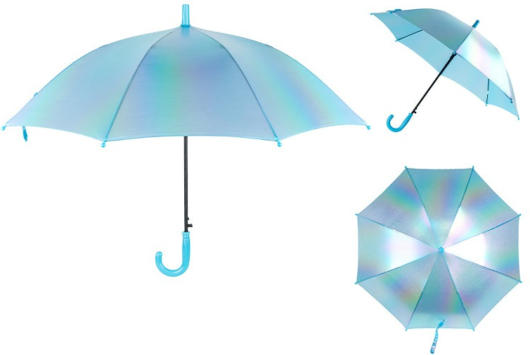 Парасоля Kite дитяча 2001-4 блакитний голографік (k24-2001-4)фото4
