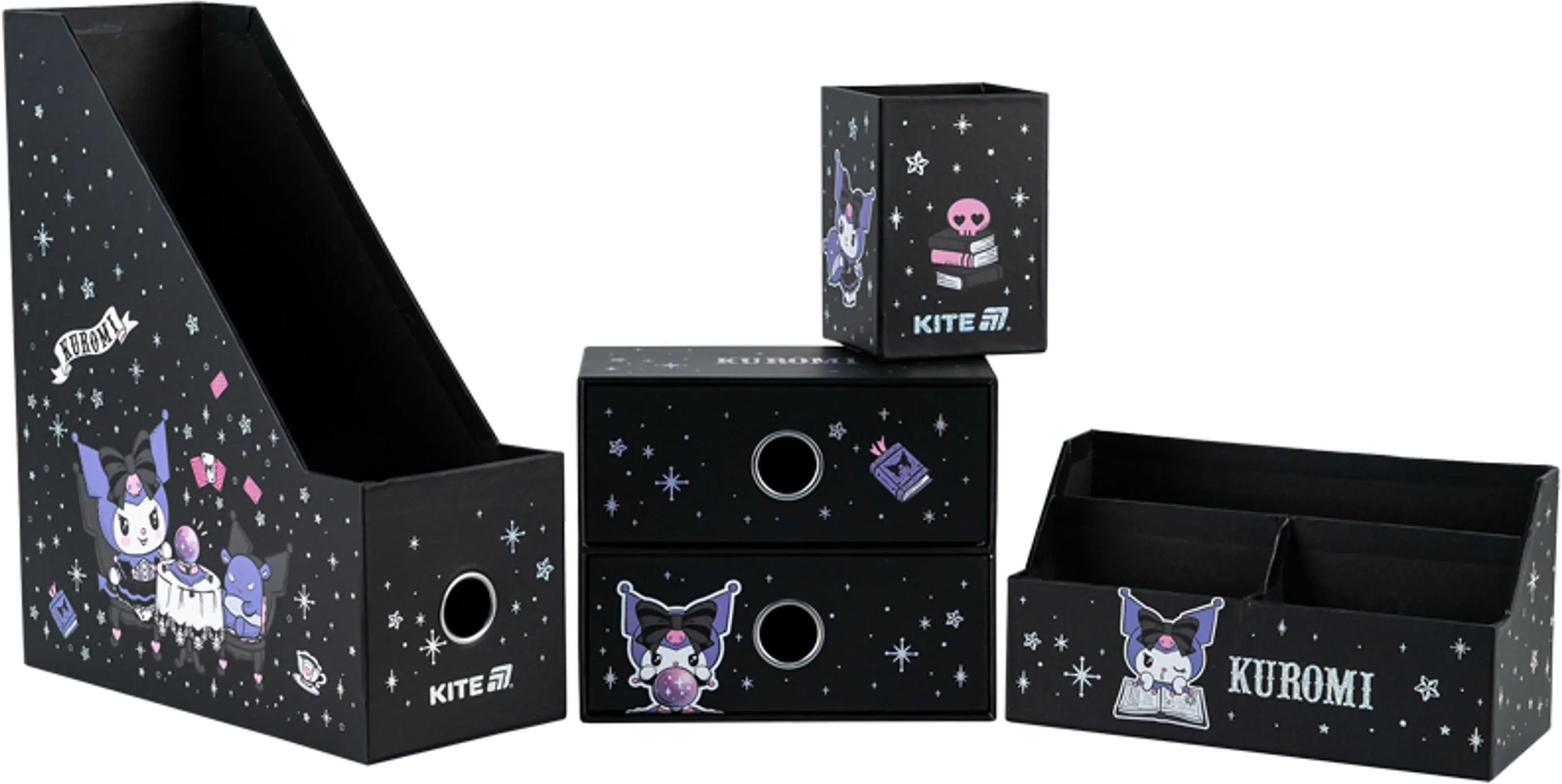 Органайзер настільний Kite Kuromi, 4 предмети (hk25-357)фото2