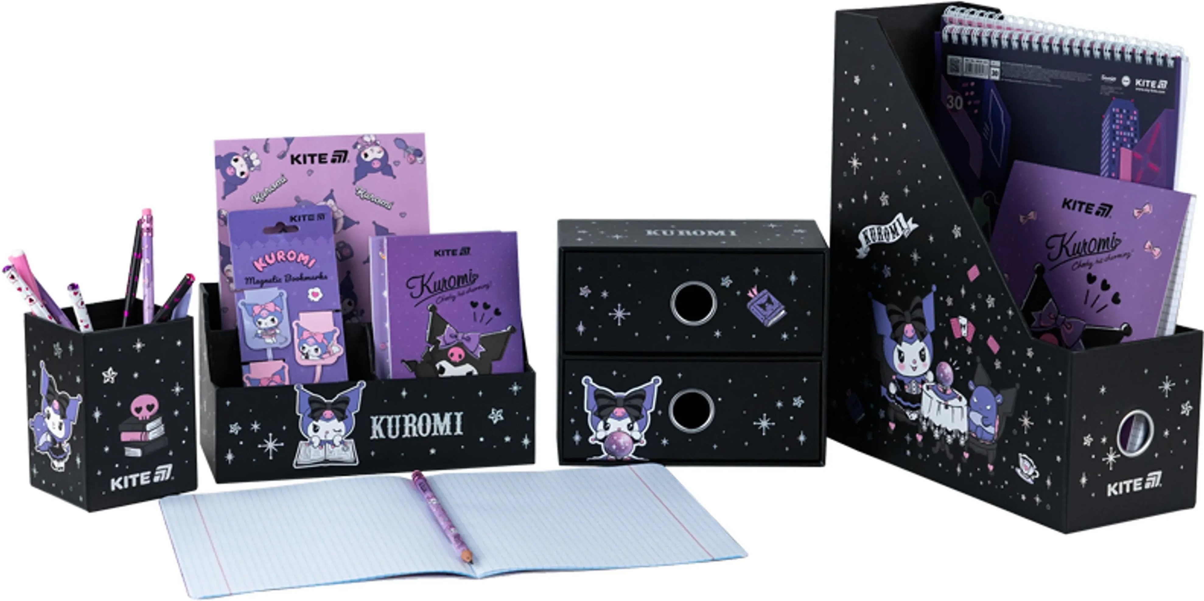 Органайзер настільний Kite Kuromi, 4 предмети (hk25-357)фото4