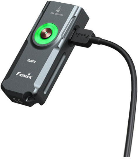 Фонарь наключный Fenix E06R серый (E06RGray) фото 5