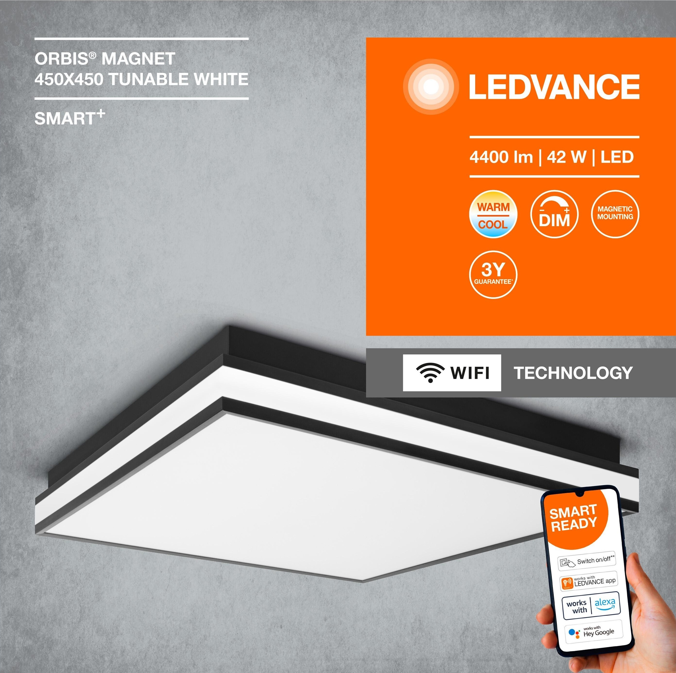 Cветильник потолочный Ledvance Smart+Orbis Magnet 42Вт WiFi черный (4058075572751) фото 5