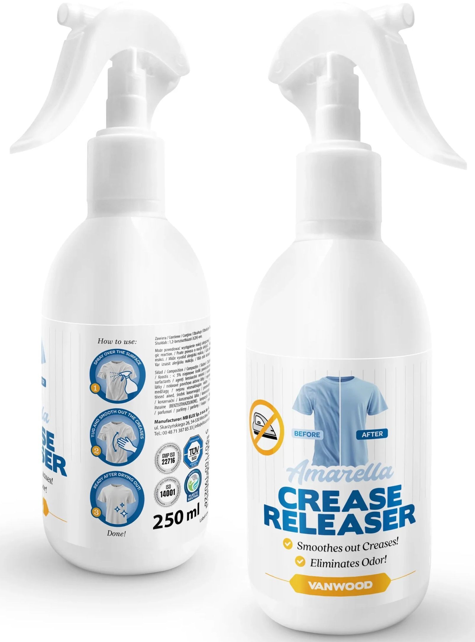 Жидкий утюг Amarella Vanwood 250 мл фото 2