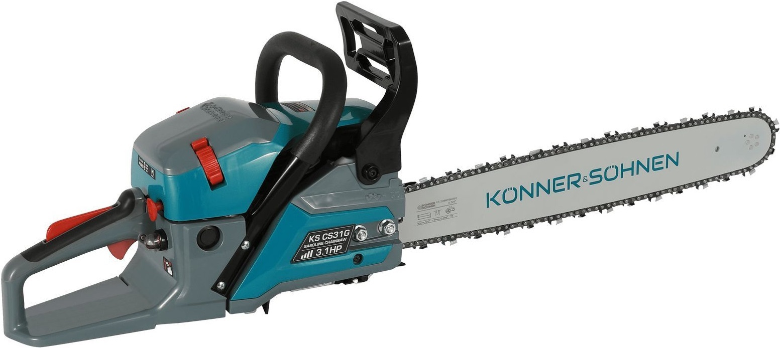 Пила цепная бензиновая Konner&Sohnen KS CS31G 50см (KSCS31G-20) фото 3