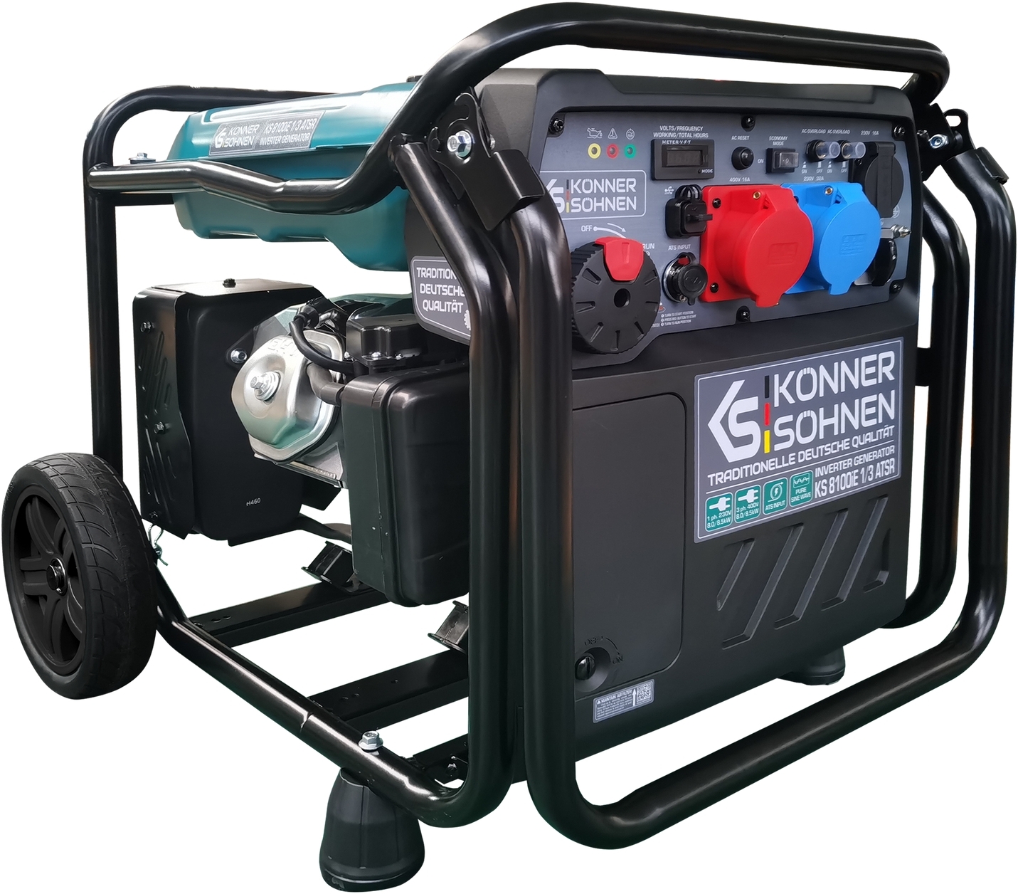 Генератор інверторний бензиновий Konner&amp;Sohnen KS 8100iE 1/3 ATSR 230/400В 8/8.5кВт АВР(ATS) (KS8100IE1/3ATSR)фото