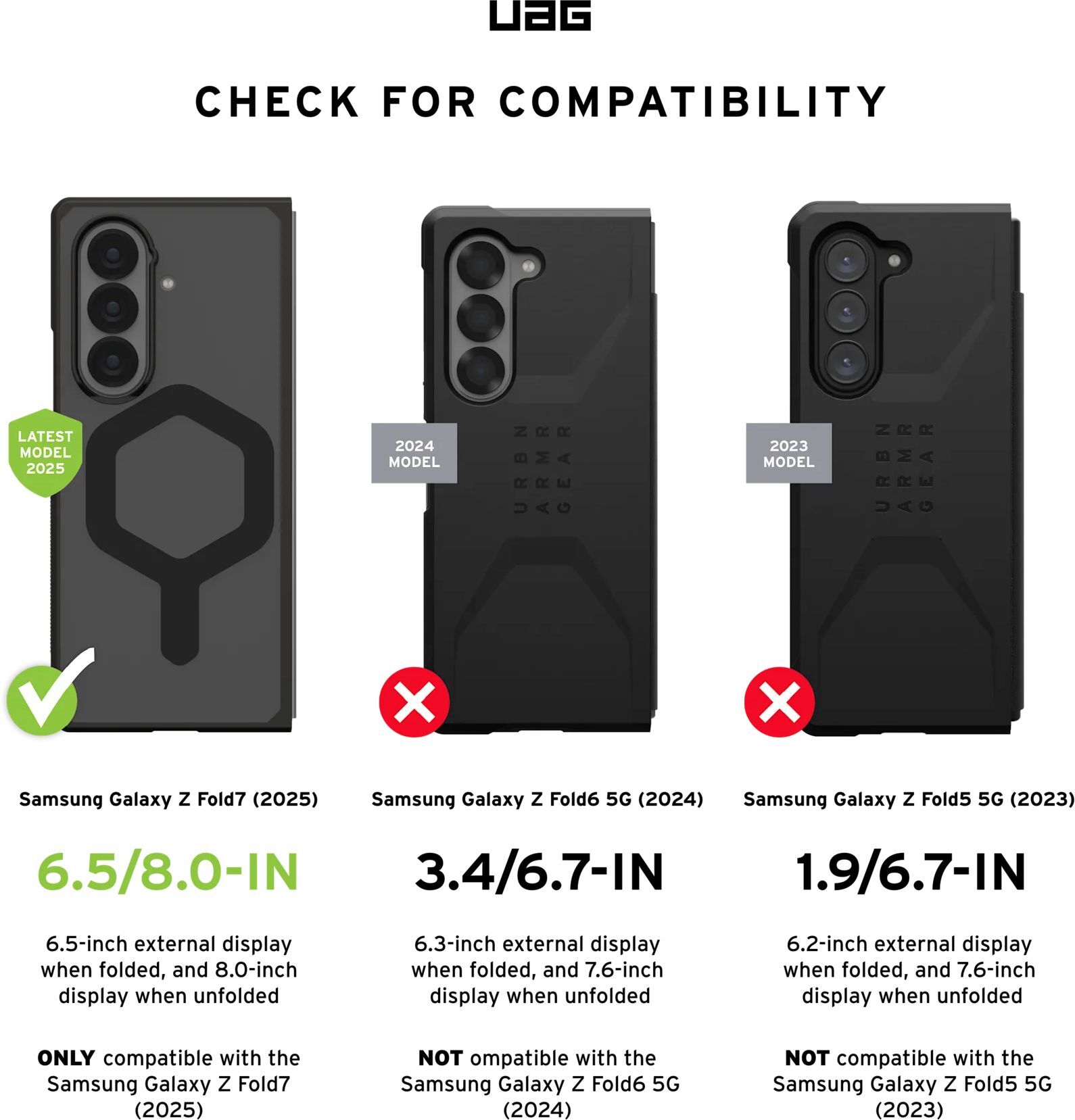 Чехол UAG для Samsung Galaxy Fold 7, Mouve with Magnet (214505113131) фото 12