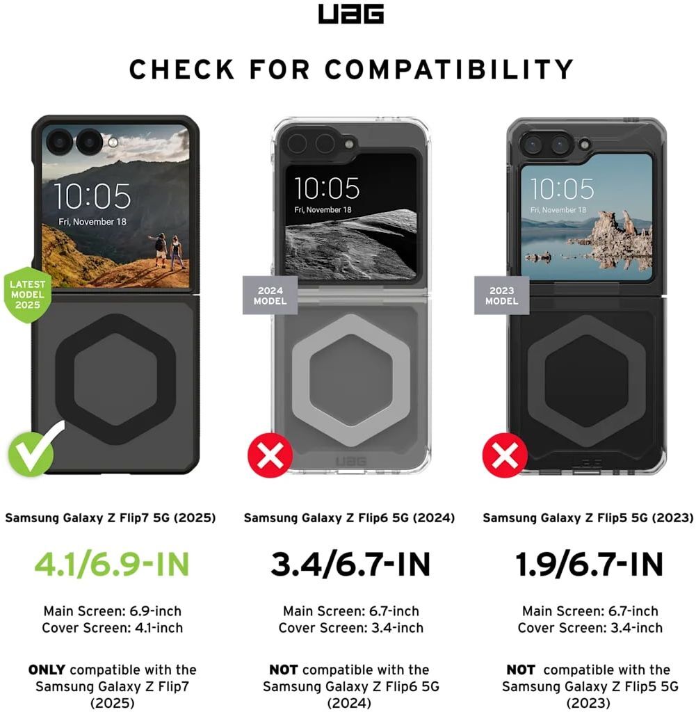 Чехол UAG для Samsung Galaxy Flip 7, Mouve with Magnet (214504113131) фото 10