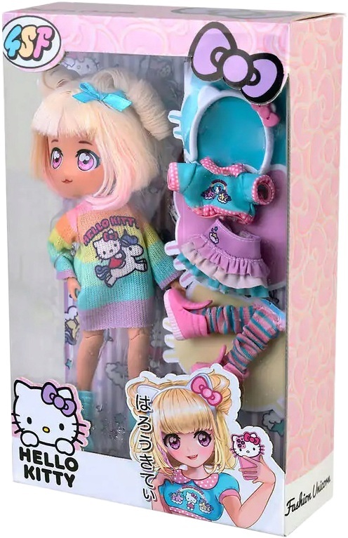 Ігровий набір 4SF Manga Dolls серії "Hello Kitty" – Стильна Цукерка-єдинорога (з аксесуарів) (HKTF2000)фото8