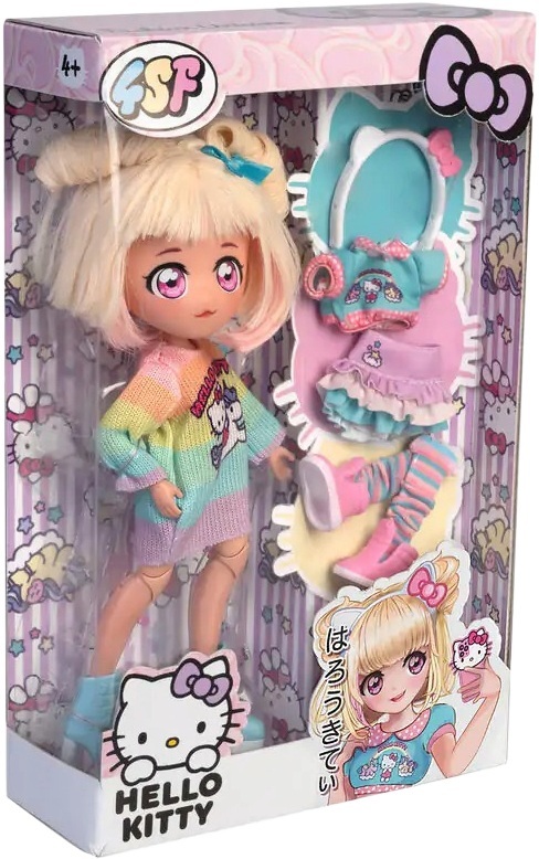 Ігровий набір 4SF Manga Dolls серії "Hello Kitty" – Стильна Цукерка-єдинорога (з аксесуарів) (HKTF2000)фото7